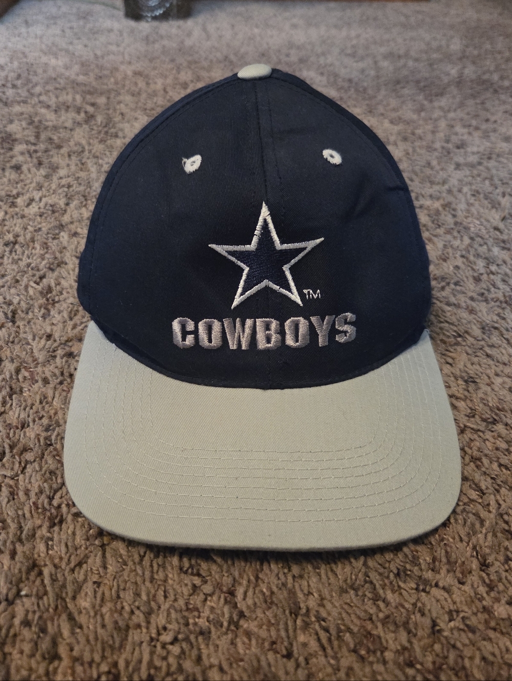 90s/ Vintage Dallas Cowboys Two-Tone Baseball Cap - Navy and Gray